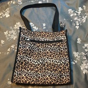 Sydney Love Leopard Zipper Tote Bag